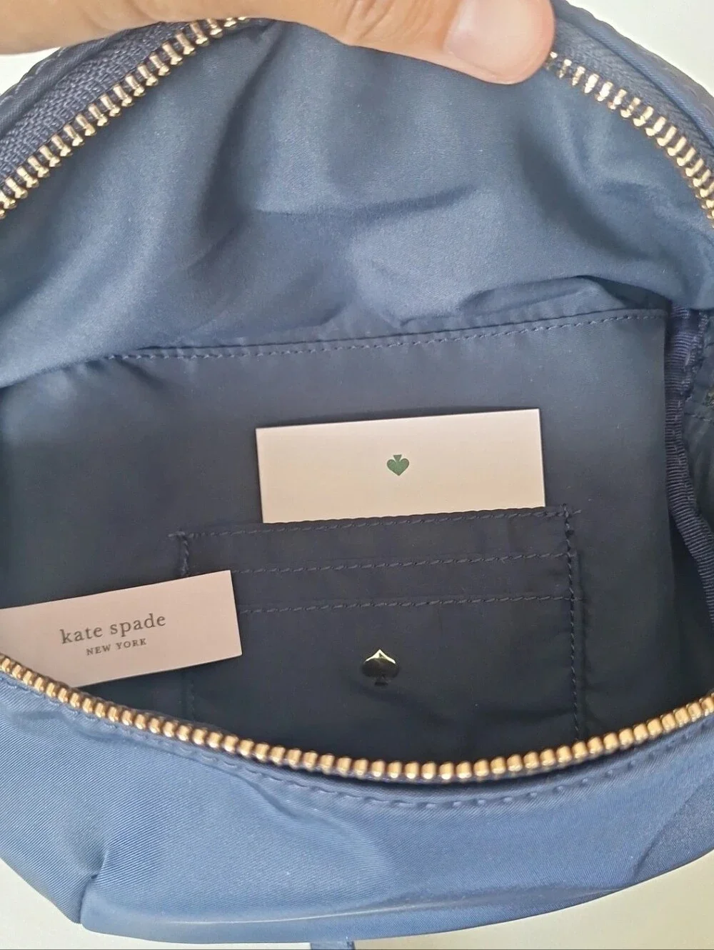 Kate Spade Navy Nylon Watson Lane Betty Belt Bag NWOT